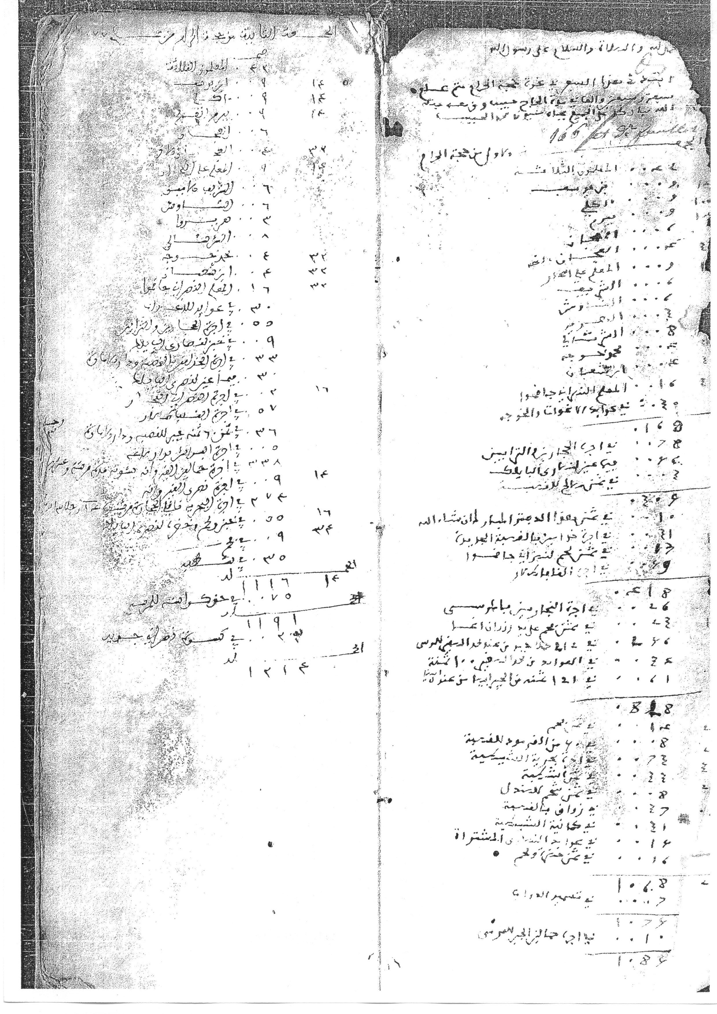 نموذج ثانِ عن سجلات البايلك