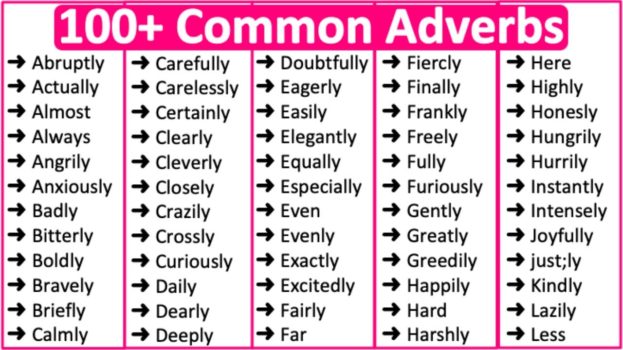adverbs