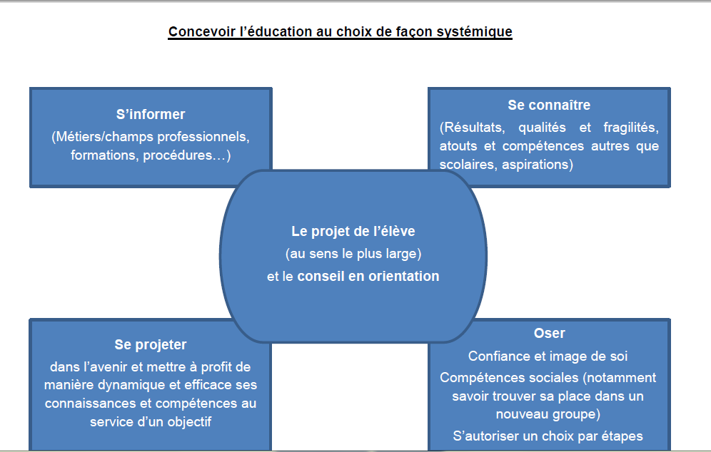 Concevoir l’éducation au choix de façon systémique