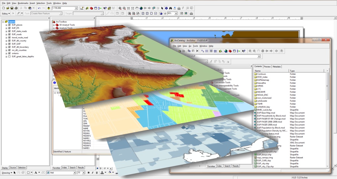 La cartographie par Arcgis